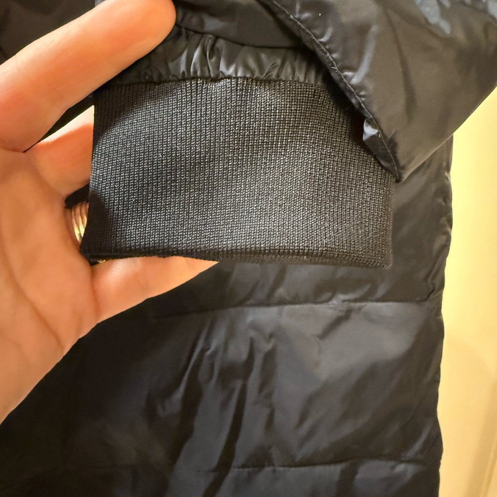 GAP Black Maternity Puffer Jacket - image 4